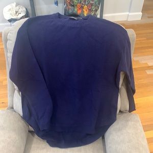 Navy blue crew neck sweater